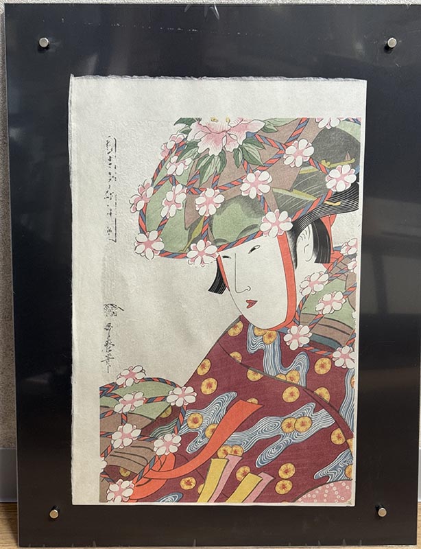 江戸複製木版画～当世踊子揃・鷺娘（とうせいおどりこぞろえ　さぎむすめ）