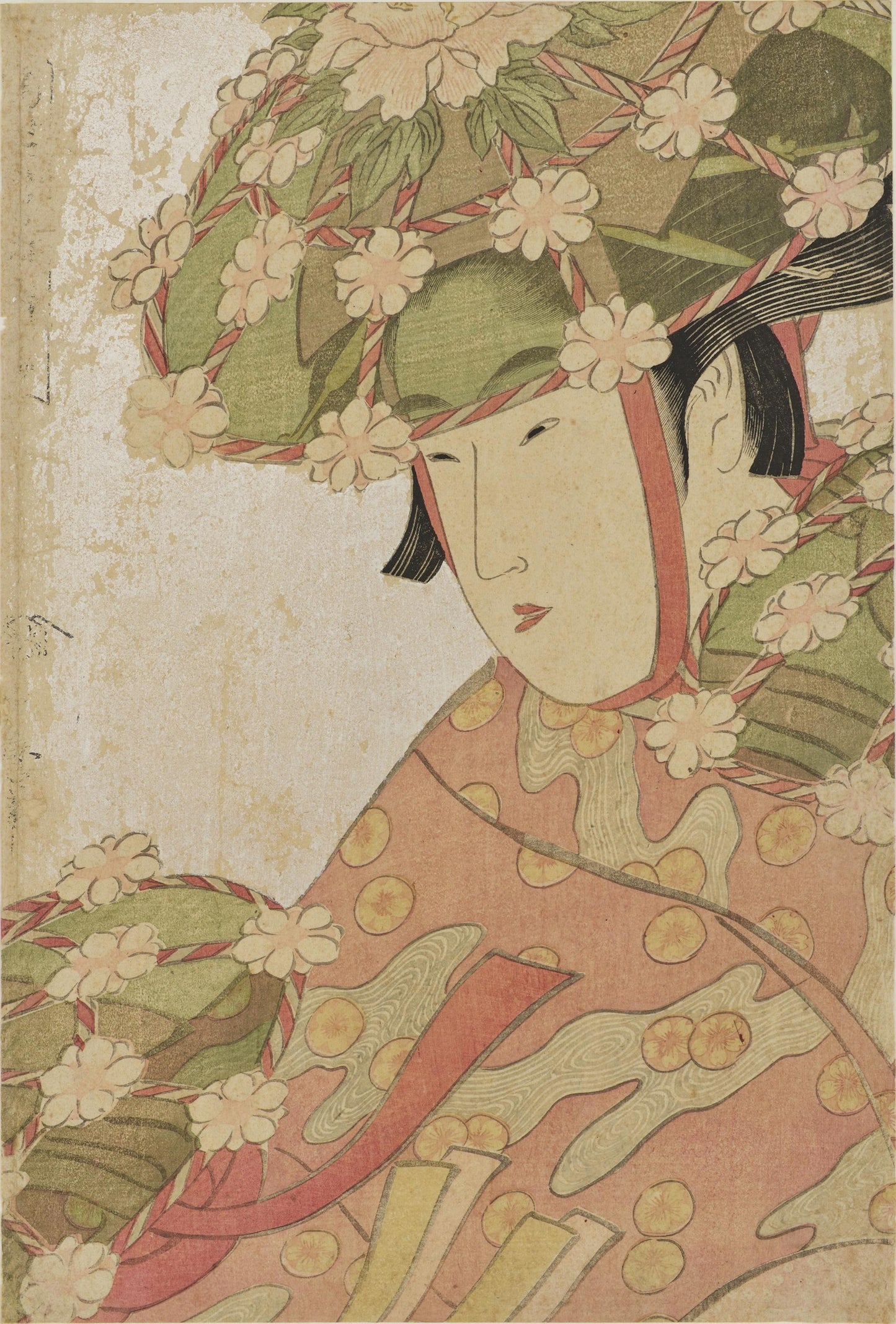 江戸複製木版画～当世踊子揃・鷺娘（とうせいおどりこぞろえ　さぎむすめ）